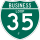 Business Interstate 35-J marker