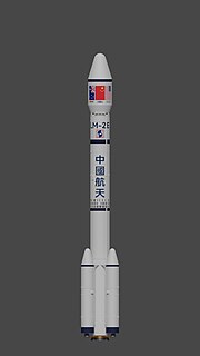 Rendering of Long March 2E rocket