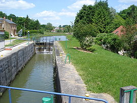 Lock on the Canal des Ardennes