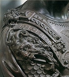 Detail on Cosimo I bust