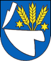 Pflugschar im Wappen von Trebischau