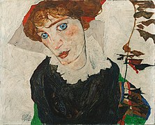Egon Schiele - Portrait of Wally Neuzil - Google Art Project