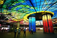 Formosa Boulevard, Kaohsiung: Glasdecke „Dome of Light“ (2008) Künstler: Narcissus Quagliata