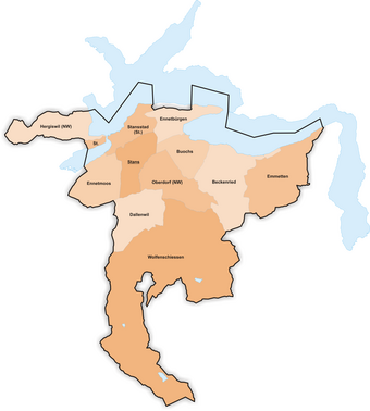 Politische Gemeinden des Kantons