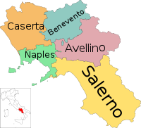 Provinces in Campania.