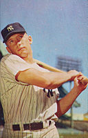 Mickey Mantle, New York Yankees centerfielder, in 1953