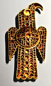 Ostrogothic eagle-shaped fibula, c. 500