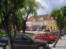 Haller Town Square in Lidzbark