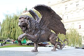 Winged Lion Memorial, Prague, 2014