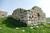 Khibet Umm el-Hamam, a ruin on southern outskirts of Rosh Ha-Ayin, Israel.