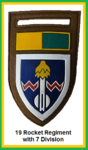 SADF 7 Division 19 Rocket Regiment Flash