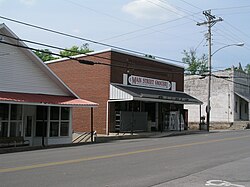 Stores along Main Street