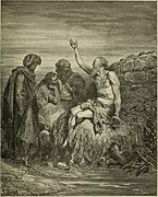 "Job and His Friends", one of Gustave Doré's illustrations for La Grande Bible de Tours