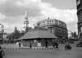 Pillbox in Trafalgar Square, London, disguised as a tourist information booth