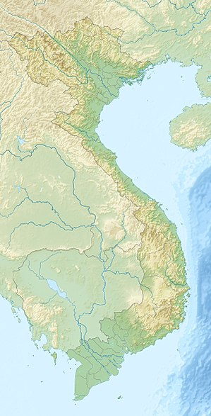 Map showing the location of Ba Vi National Park