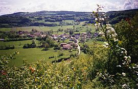 A general view of Rosières-sur-Barbèche