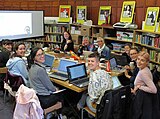 Our first ever Wikipedia Workshop hosted at Glasgow Women's Library on 02-07-2016