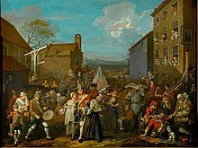 Hogarth's March of the Guards to Finchley