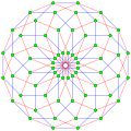 8{4}2, or , with 64 vertices, and 16 (octagonal) 8-edges