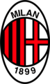 Milan logo used between 1986 and 1998