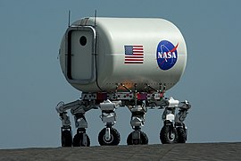 Rover with crew habitat
