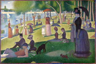 Georges Seurat's Sunday Afternoon on the Island of La Grande Jatte (1884–1886) is set on an island in the Seine.