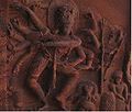 Dancing Shiva in cave no. 1 in Badami