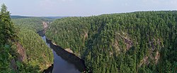 The Barron Canyon in Algonquin Park