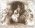 "Birth of Sophie", a lithograph by Joseph Kriehuber.