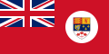 Flag with 1957-1965 disc