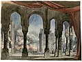 Image 36Set design for Act 5 of La reine de Chypre, by Charles-Antoine Cambon (restored by Adam Cuerden) (from Wikipedia:Featured pictures/Culture, entertainment, and lifestyle/Theatre)