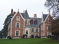 Exterior shot of the Clos Lucé Mansion