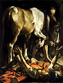 Conversion on the Way to Damascus, Caravaggio (c.1600-1)