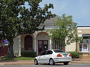 Das Gebäude der ehemaligen U.S. Post Office Fairhope im September 2012