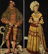 ist Teil von: Porträts von Heinrich IV von Sachsen und Katharina von Mecklenburg 