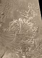 Ein Paläo-Flussdelta im Eberswalde-Krater auf dem Mars
