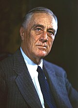 Photographic portrait of Franklin D. Roosevelt