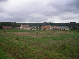 A general view of Saint-Aubin