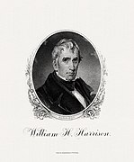 HARRISON, William H-President (BEP engraved portrait)
