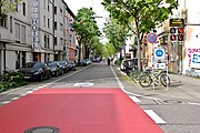 Die längste Fahrradstraße mit der neusten Gestaltung: Sophienstraße