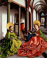Saints Catherine and Mary Magdalene, Konrad Witz, c. 1440