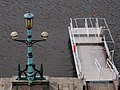 Image 29Lamp standard from the 1905 Exe bridge, installed at Butts Ferry, on Exeter Quayside, in 1983 (from Exeter)