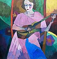 Frau mit Gitarre 1913
