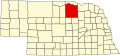 State map highlighting Holt County