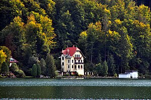 Wörthersee-Villa Gustav Mahlers, genutzt 1901–1907, in Maiernigg/Sekirn (Foto aus 2009).