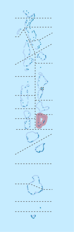 Location of Meemu in Maldives