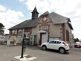 The town hall of Monampteuil