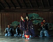 Noh performance at Itsukushima Shrine