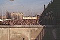 Grenzübergang Oberbaumbrücke am 11. November 1989
