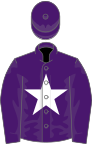 Purple, white star, purple cap